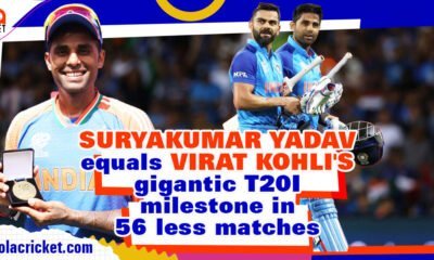 Suryakumar Yadav equals Virat Kohli's gigantic T20I milestone in 56 less matches