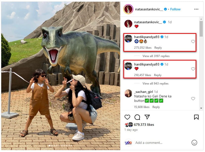 hardik pandya divorce news: Natasa Stankovic Latest Holiday Post and Hardik Pandya's Reaction