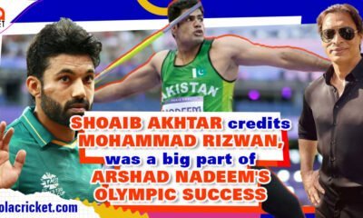 Shoaib Akhtar credits Mohammad Rizwan, the former Pakistan fast bowler, was a big part of Arshad Nadeem's Olympic Gold
