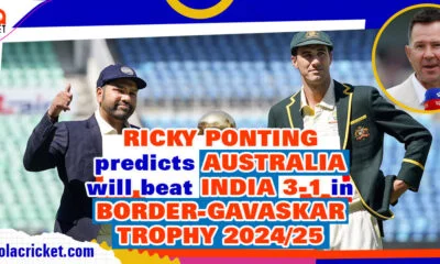 Ricky Ponting predicts Australia will beat India 3-1 in Border-Gavaskar Trophy 2024/25