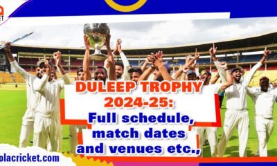 Duleep Trophy 2024: Full Schedule, Full Fixtures, Live Streaming, Venues details