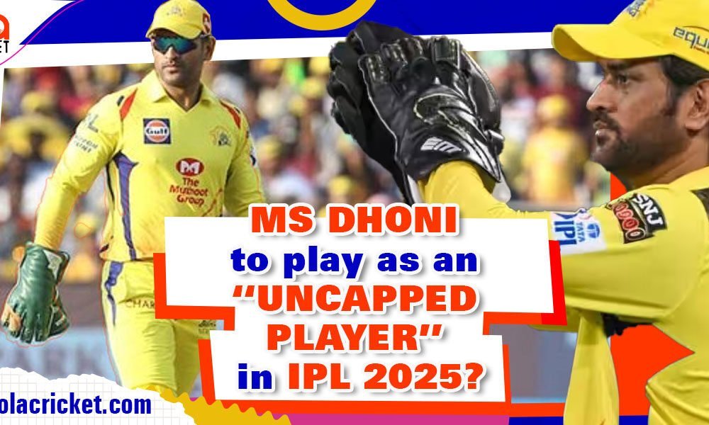MS Dhoni to play as an uncapped player in IPL 2025? BCCI should reinstate old retention rule at CSK's plea.
