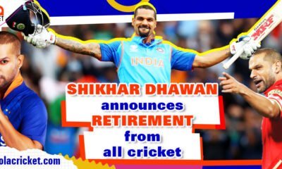 Shikhar Dhawan retired from both international and domestic cricket