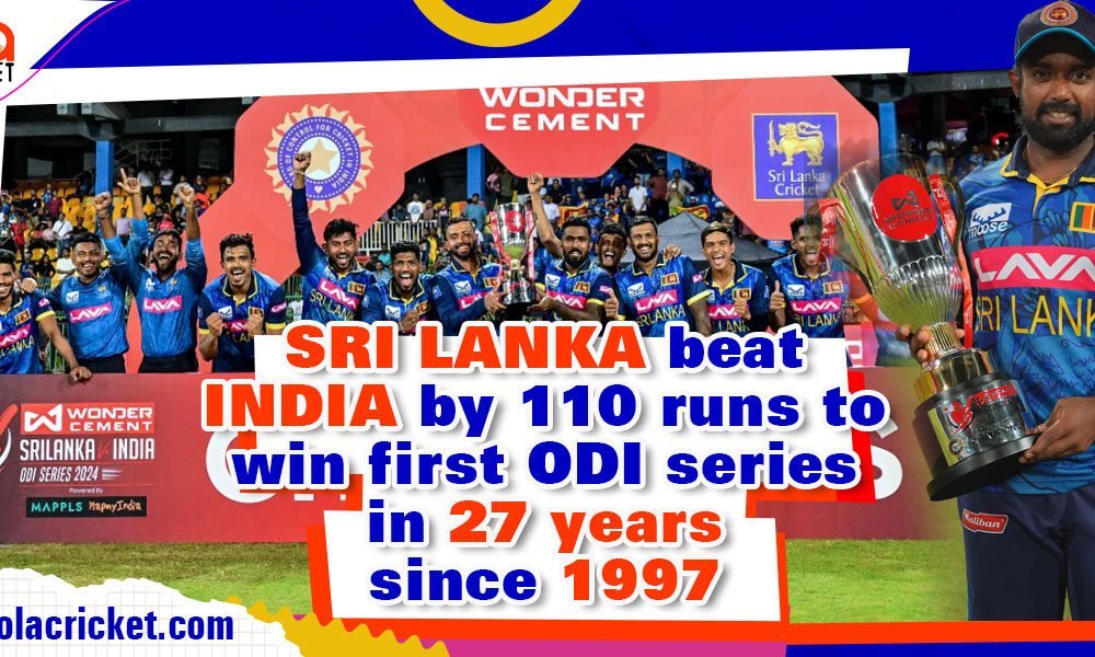 IND vs SL 3rd ODI: Sri Lanka beat India by 110 runs to win first ODI series in 27 years