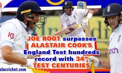 Joe Root's 34th Test century breaks Alastair Cook's England record